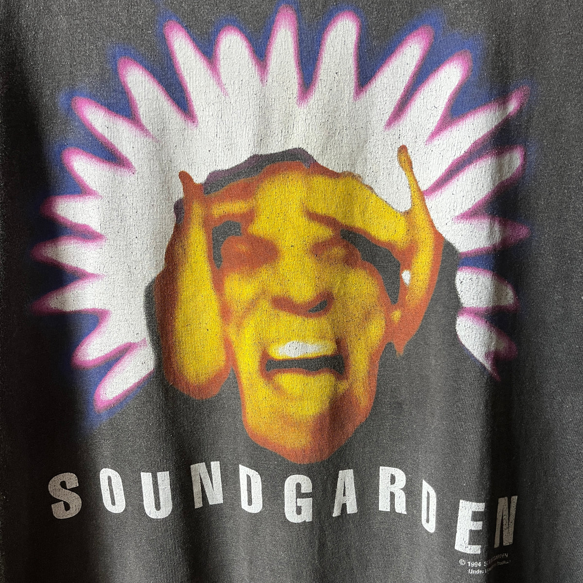 Vintage SOUNDGARDEN Shirt L Superunknown Tour Black Hole Sun