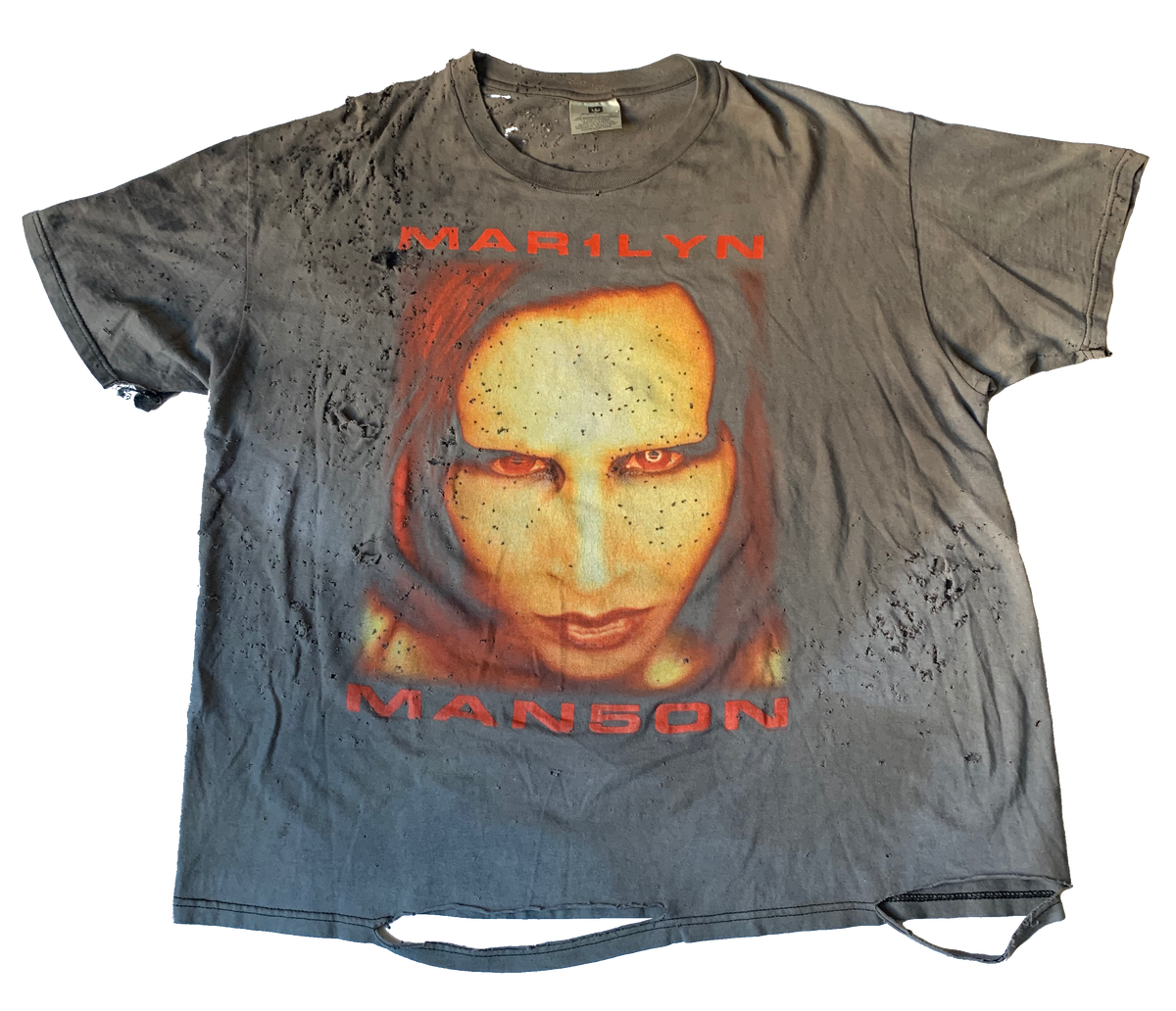 Vintage Marilyn Manson Big Face Shirt Size XL 