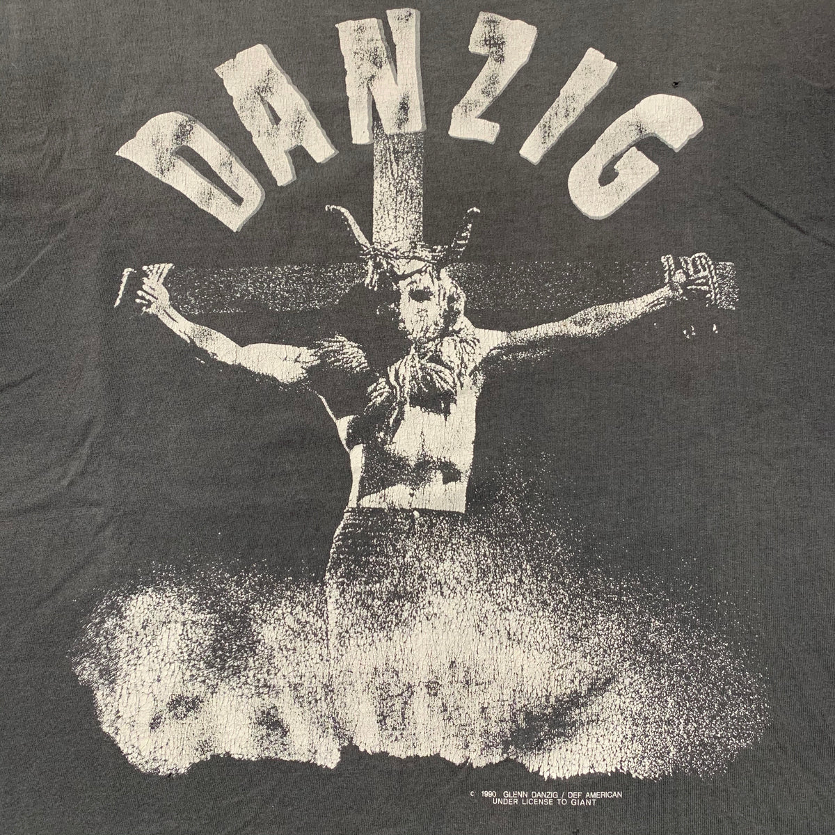 90’s DANZIG Uncensored ユーロ　XL ブラック Tシャツ 90's DANZIG Uncensored ユーロ XL ブラック Tシャツ