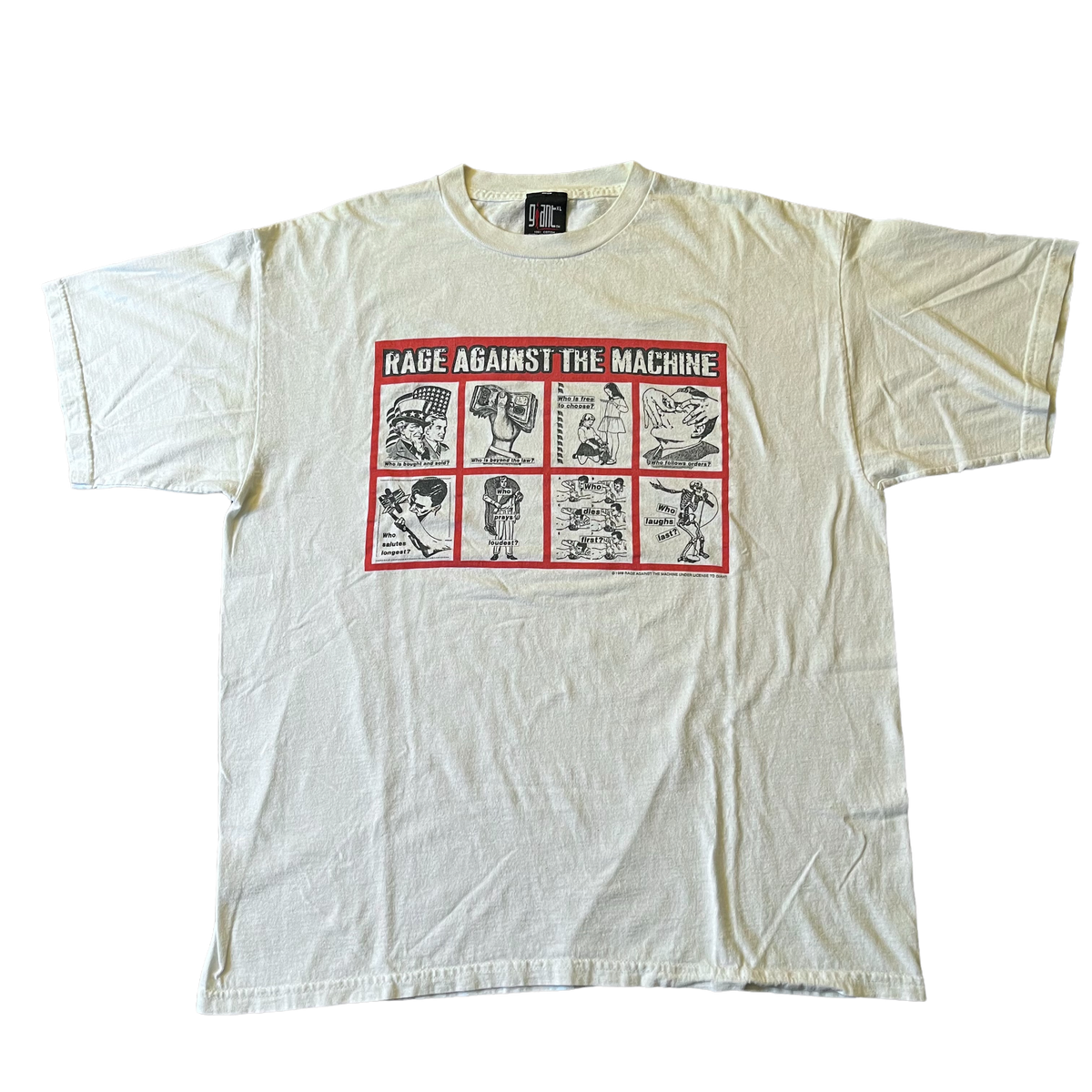 RAGE AGAINST THE MACHINE「 BARBARA KRUGER」XL – Cloakedinblack