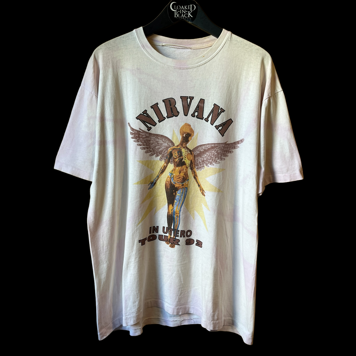 NIRVANA ニルバーナ INUTERO 青ハネ T XL 1993 USA NIRVANA ニルバーナ INUTERO 青ハネ T XL 1993 USA - メルカリ