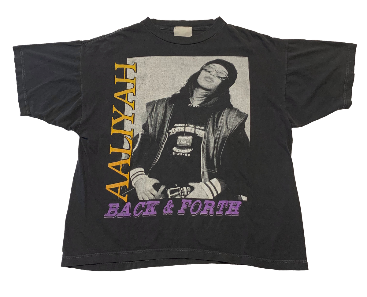 Aaliyah Back and Forth Tシャツ Lサイズ ブラック AALIYAH「BACK & FORTH」L – Cloakedinblack
