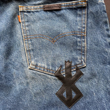 Load image into Gallery viewer, CLOAKED BEHELITS「ORANGE TAB LEVIS」32x34