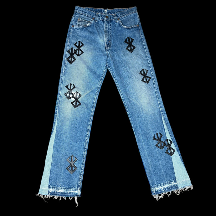 CLOAKED BEHELITS「ORANGE TAB LEVIS」28x30