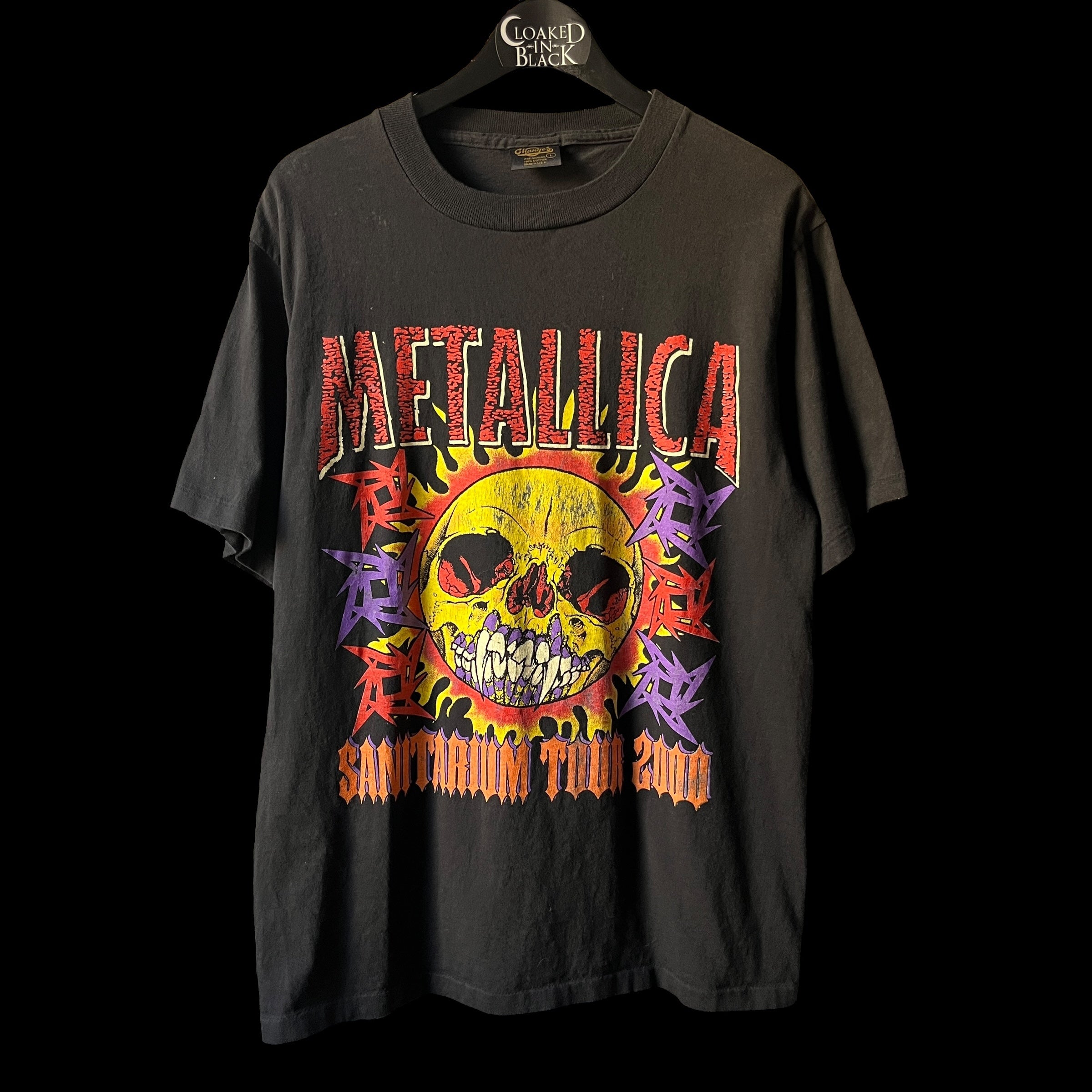 メタリカ archive アーカイブ Metallica ロンT グレー 古着 バンドT 