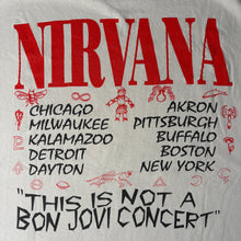 Load image into Gallery viewer, NIRVANA「NOT A BON JOVI CONCERT」XL