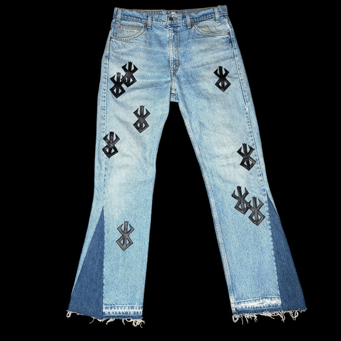 CLOAKED BEHELITS「ORANGE TAB LEVIS」33x32