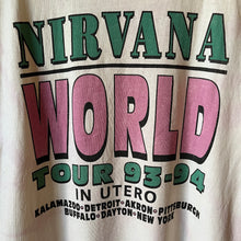Load image into Gallery viewer, NIRVANA「IN UTERO 93/94 TOUR」XL