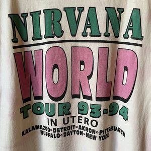 NIRVANA「IN UTERO 93/94 TOUR」XL
