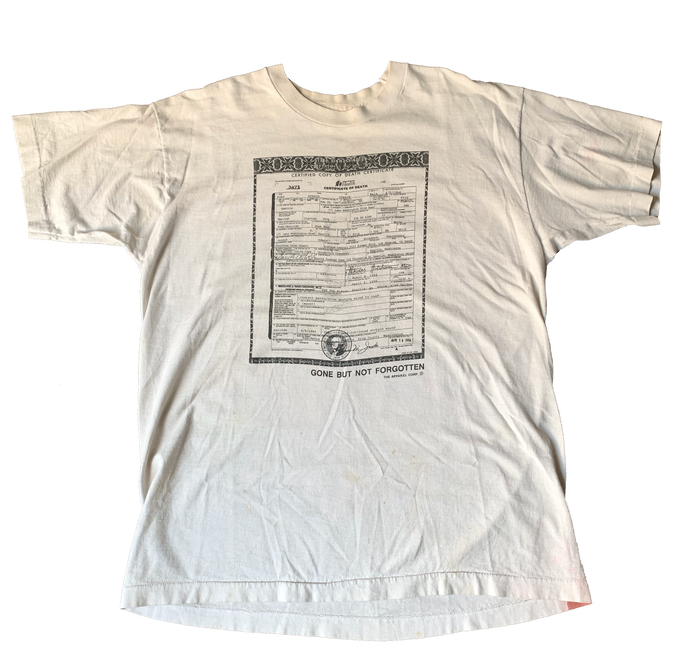KURT COBAIN 「DEATH CERTIFICATE 」XL