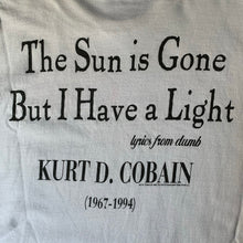 Load image into Gallery viewer, KURT COBAIN「THE SUN IS GONE 」L