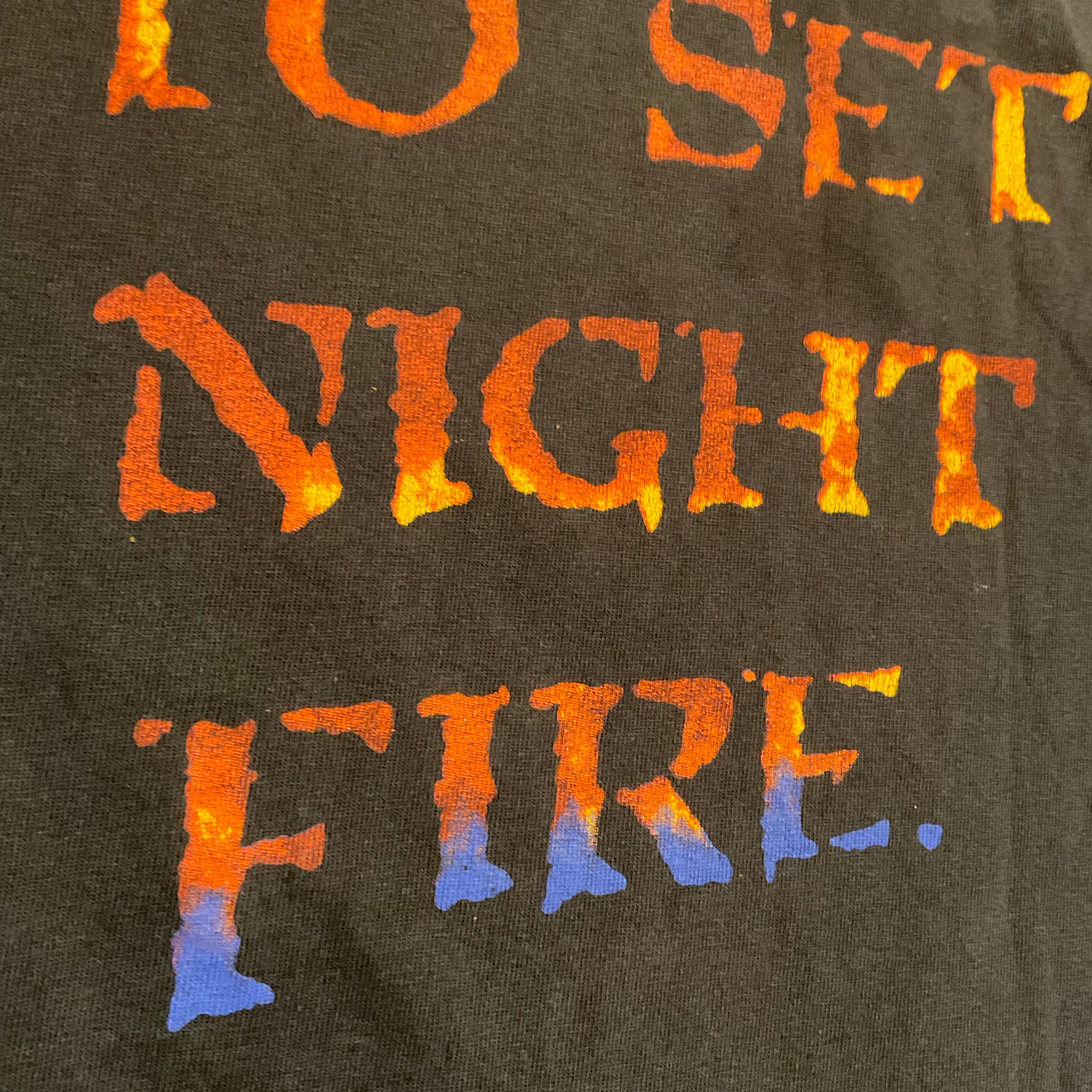 THE DOORS「TRY TO SET THE NIGHT ON FIRE」L – Cloakedinblack