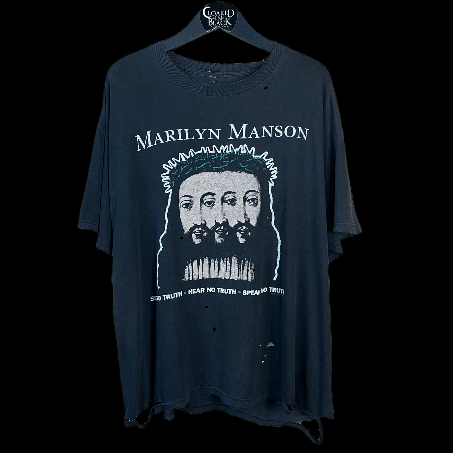 MARILYN MANSON「BELIEVE」XL – Cloakedinblack MARILYN MANSON「BELIEVE」XL – Cloakedinblack