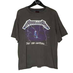 1989 Metallica Ride the Lightning t-shirt