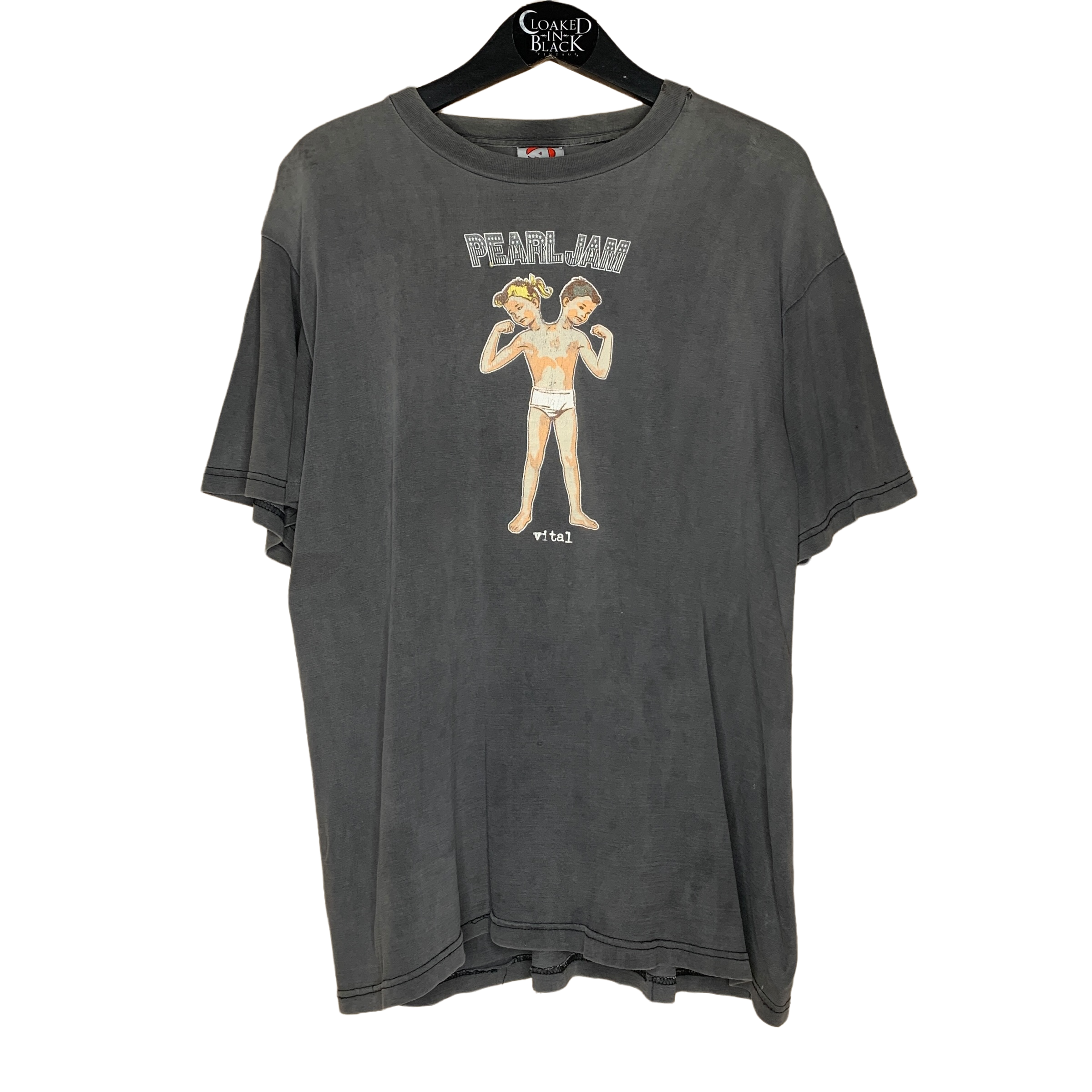 [KIMHEKIM]TWO PEARLS PIERCING T-SHIRT/追跡付 image_8ff04385-5091-4eac-a473-