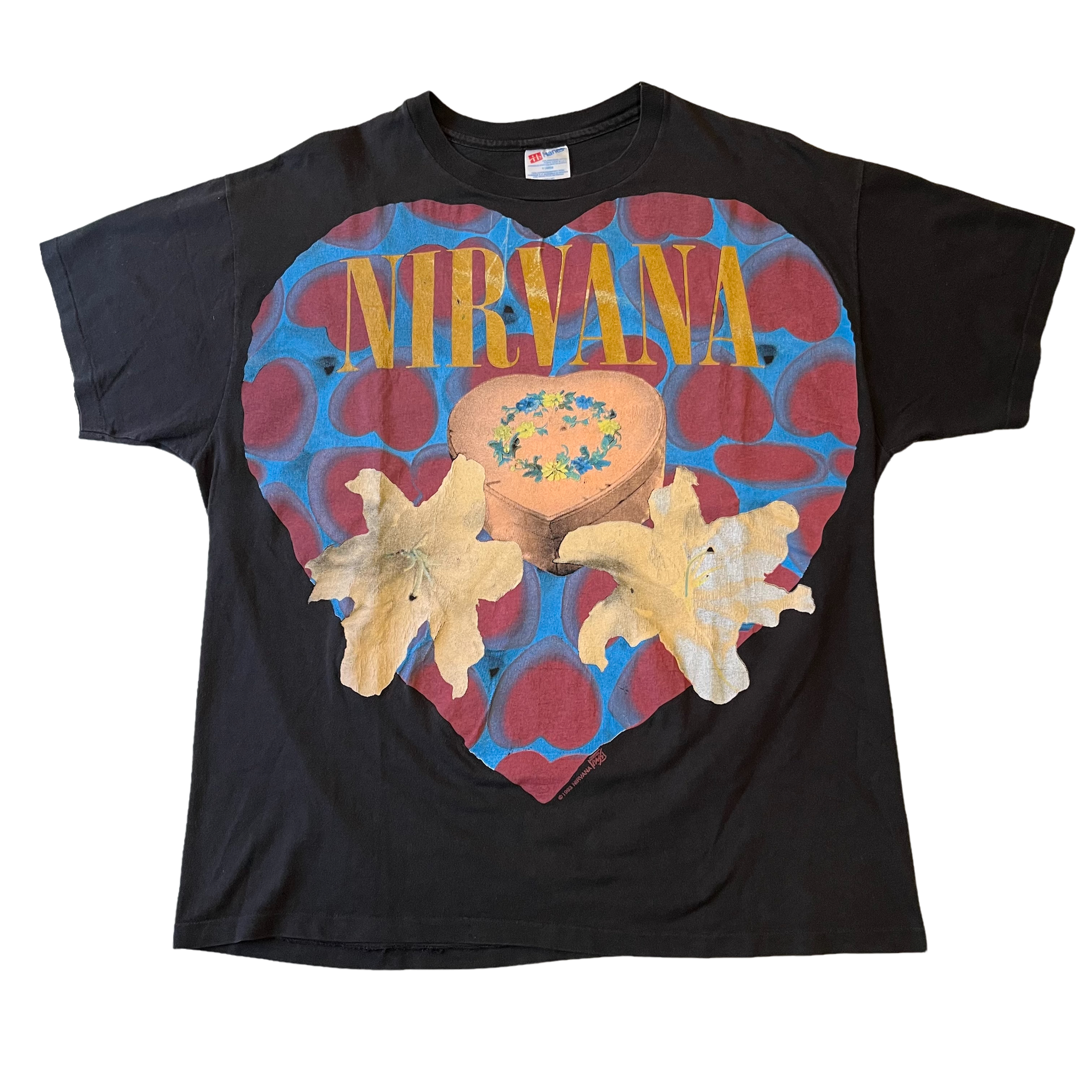 NIRVANA「HEART SHAPED BOX」XL – Cloakedinblack